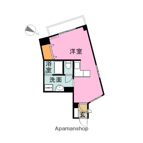 吉沢商会ビル(ワンルーム/3階)の間取り写真