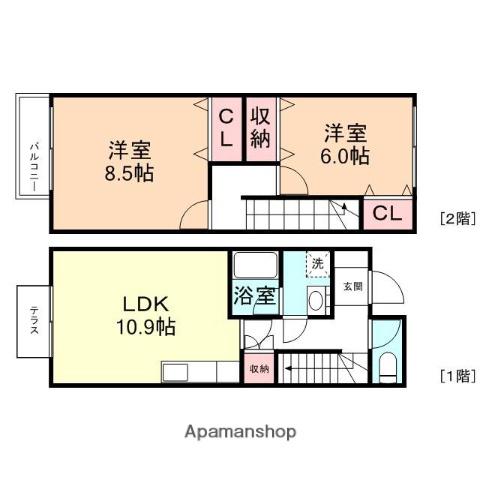 ファインズ・シティー(3LDK)の間取り写真