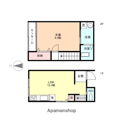 エクセレント１２(1LDK)の間取り写真