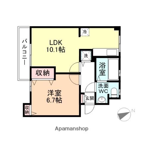 レジェンドⅡ(1LDK/2階)の間取り写真