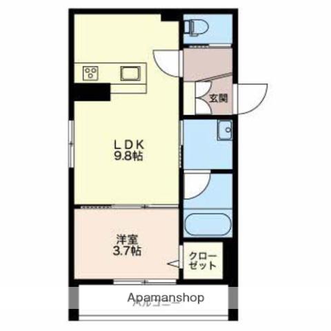 ジュエリス大泉(1LDK/1階)の間取り写真