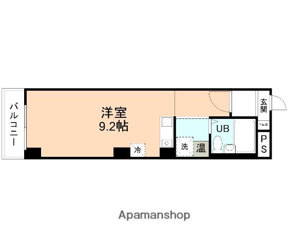 LUSSO光陽(ワンルーム/3階)の間取り写真