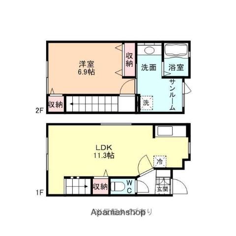 ＡＮＮＥＸ(1LDK)の間取り写真