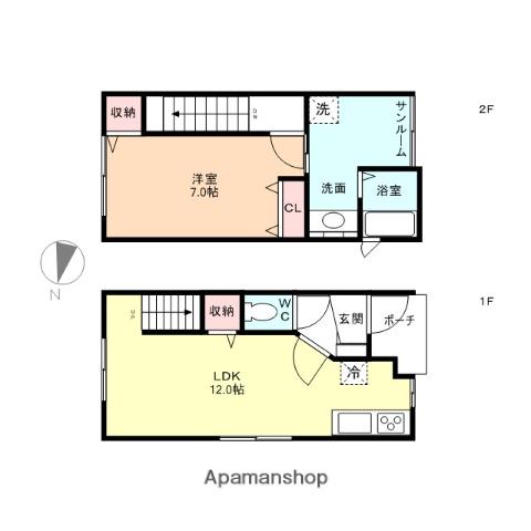ＳＴＵＤＩＯ　ＤＩＣＥ(1LDK)の間取り写真