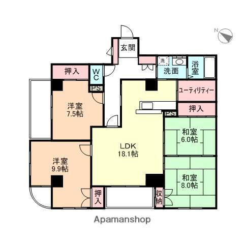 ベル・ソフィア(4LDK/2階)の間取り写真