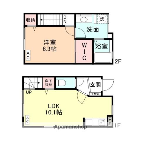 グランメゾン中央通り(1LDK)の間取り写真