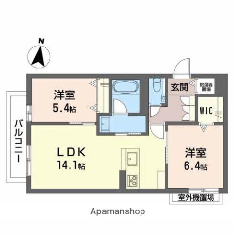 アルタ・クオリタ(2LDK/2階)の間取り写真
