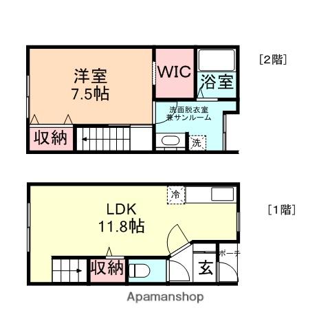 ＰＲＯＭＥＳＳＡ(1LDK)の間取り写真