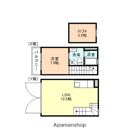 BLACK BOX(1LDK/1階)の間取り写真