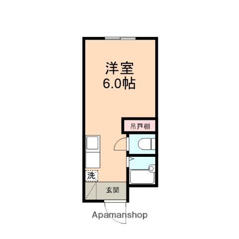 コーポ・ヒロ(ワンルーム/1階)の間取り写真