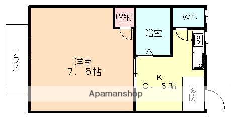 マミコーポ(2K/1階)の間取り写真