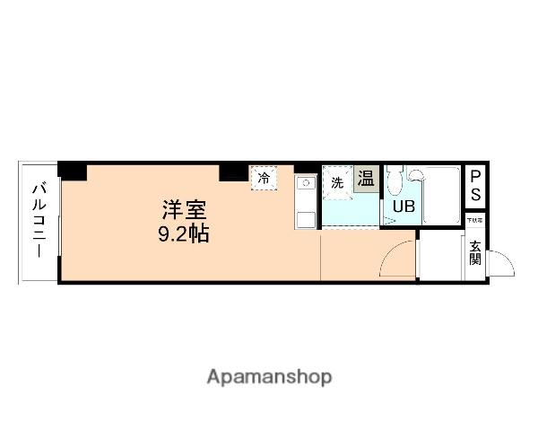 LUSSO光陽(ワンルーム/4階)の間取り写真