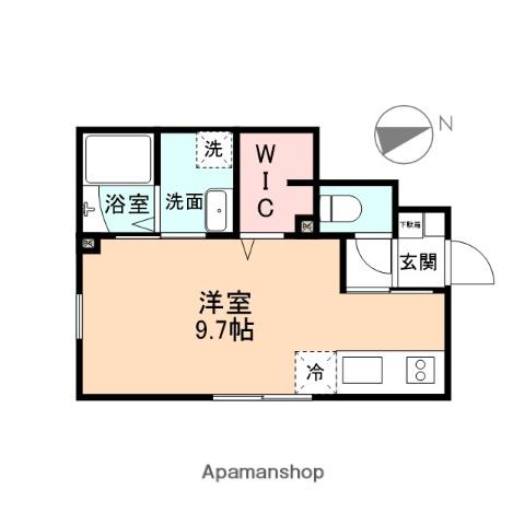 NYALDEE(ワンルーム/1階)の間取り写真