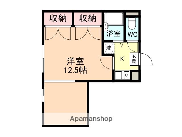 パレス窪新(2K/2階)の間取り写真