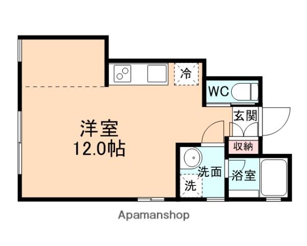 タウンハウス千石町(ワンルーム/1階)の間取り写真