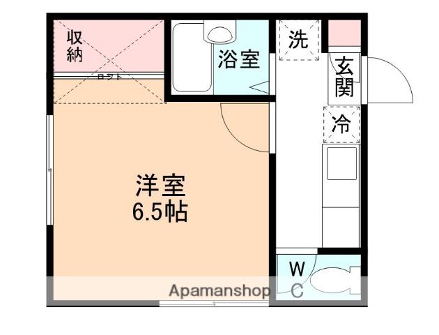 シャロンヌプチ吉島(1K/1階)の間取り写真