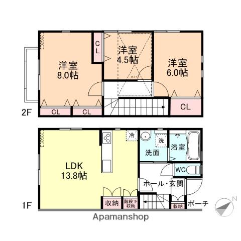 シエラフェスタ(3LDK/1階)の間取り写真