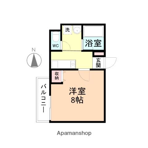 レジデンス・タカシ(1K/2階)の間取り写真