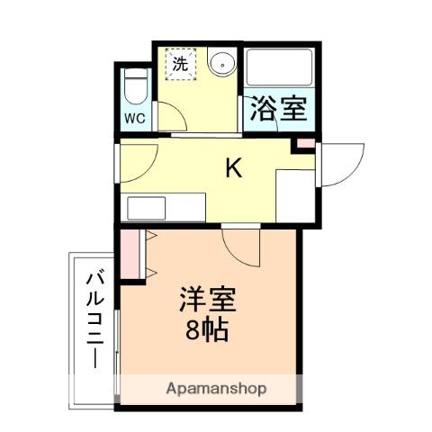 レジデンス・タカシ(1K/2階)の間取り写真