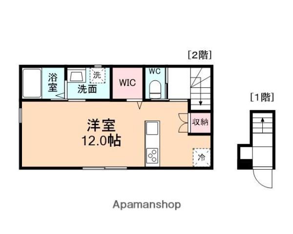 INTEGRAL天正寺(ワンルーム/2階)の間取り写真