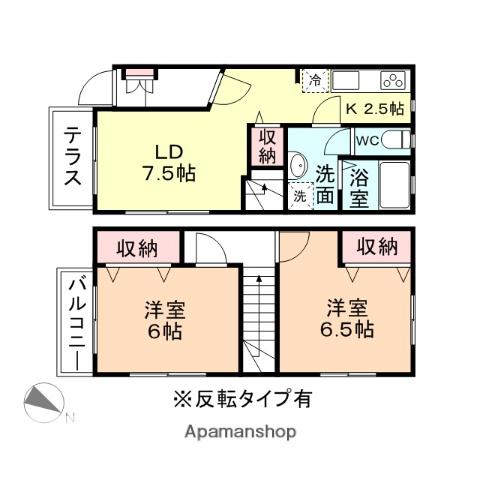 スコットハウス(2LDK)の間取り写真