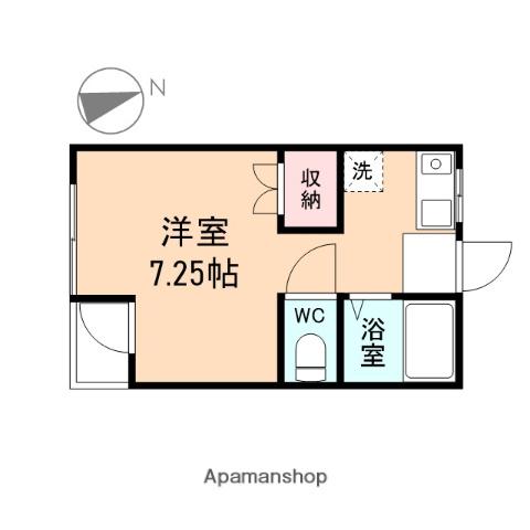 フォレストグリーンヴィラ(1K/1階)の間取り写真