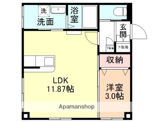 DREAM ARAKAWA(1LDK/1階)の間取り写真