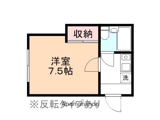 まどかハイツ(1K/1階)の間取り写真