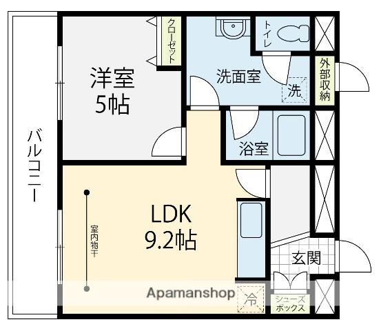 ウッドビレッジ高尾台(1LDK/3階)の間取り写真