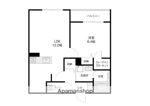 フェアリーCOCO(1LDK/1階)の間取り写真