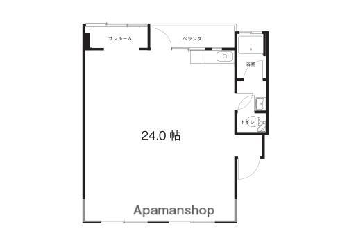 IDEAL ノース(ワンルーム/3階)の間取り写真