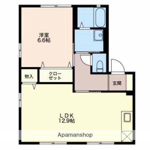 アネーロ(1LDK/2階)の間取り写真