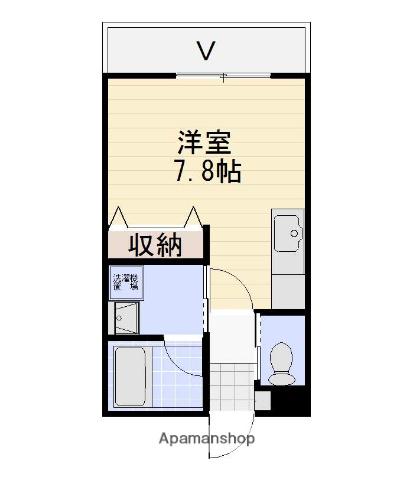 ユーミー城東(ワンルーム/1階)の間取り写真