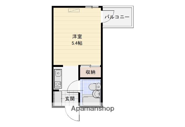 レナトゥス金沢(ワンルーム/4階)の間取り写真