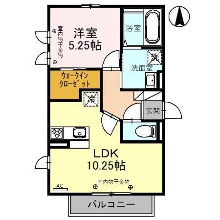 ＩＲいしかわ鉄道 金沢駅 バス乗車時間：3分 横宮バス停で下車 徒歩10分 3階建 築5年(1LDK/3階)の間取り写真