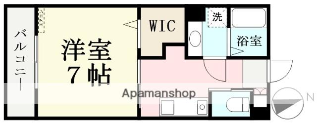 仮 南四ツ居アパート(1K/1階)の間取り写真