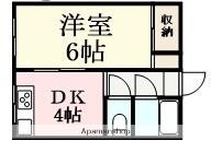 繁昌荘(1K/1階)の間取り写真