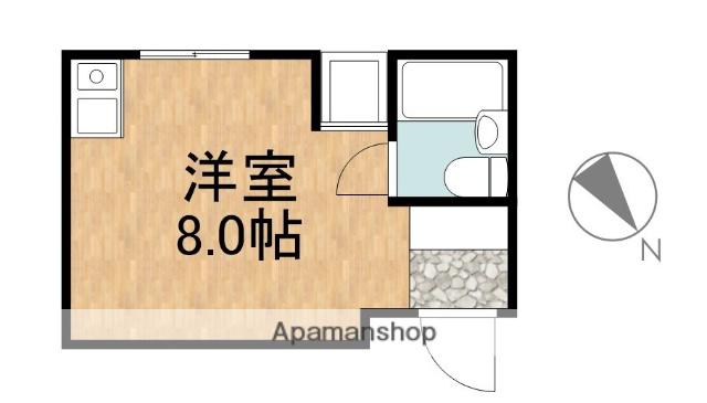 京町ロータリービル(ワンルーム/3階)の間取り写真
