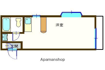 メゾンドアルドゥール(1K/7階)の間取り写真