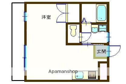 インテグラーレHIRO(1K/3階)の間取り写真