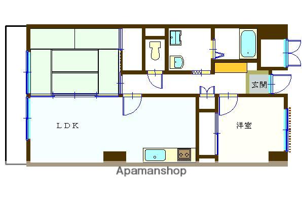 マンショングリーンアース(2LDK/1階)の間取り写真