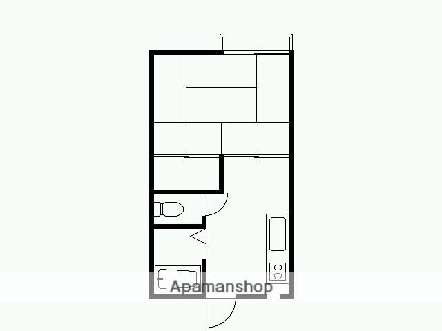 コーポタンザワA棟(1K/2階)の間取り写真