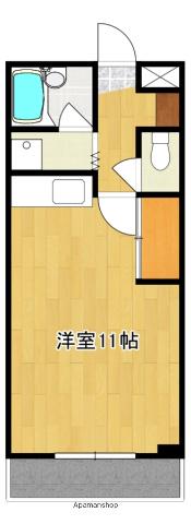 サンライフファミリー(ワンルーム/2階)の間取り写真