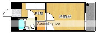 アム・フルース酒折(1K/2階)の間取り写真