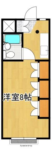 サンハイツむらまつ(ワンルーム/1階)の間取り写真