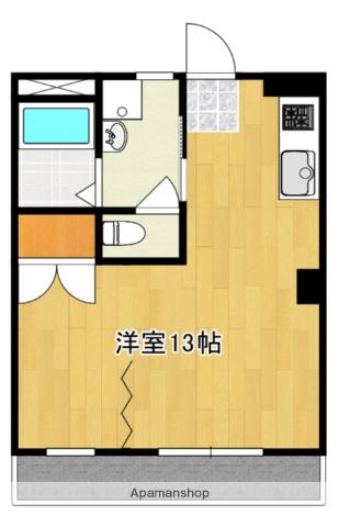 インテグラーレHIRO(ワンルーム/3階)の間取り写真