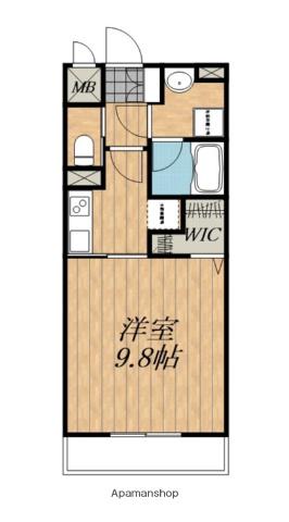 上郷マンション・スミオ(1K/3階)の間取り写真