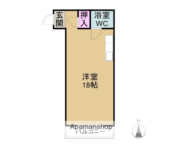 中村第5ビル(ワンルーム/3階)の間取り写真