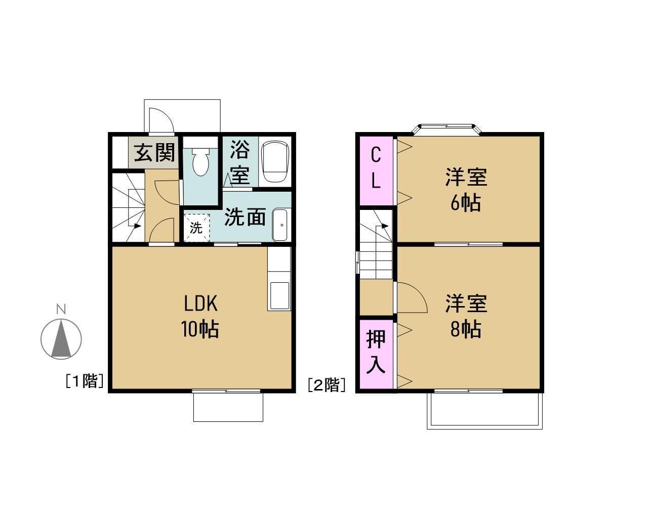 コート・ラポール(2LDK)の間取り写真