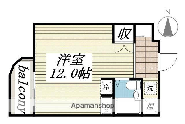 プレアール大垣本町(ワンルーム/3階)の間取り写真